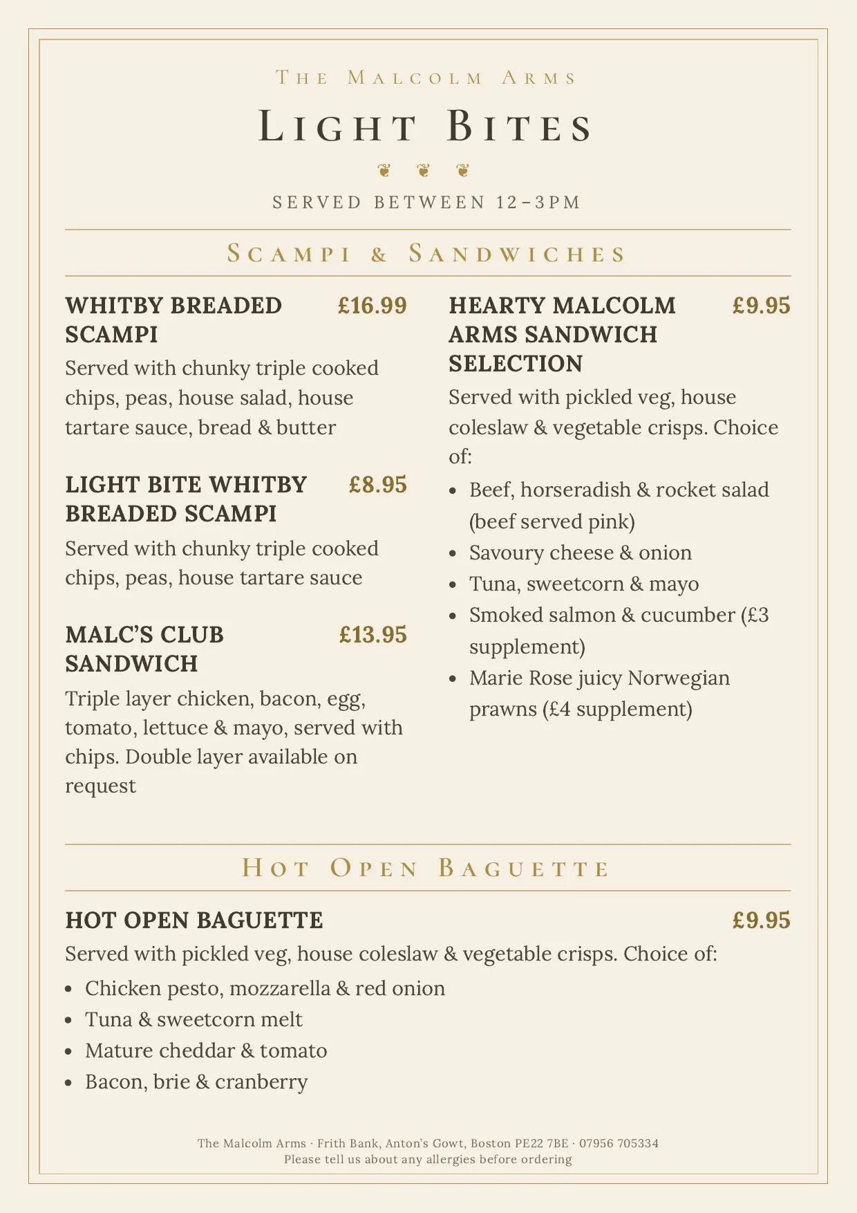 Light Bites — tap to read it full size