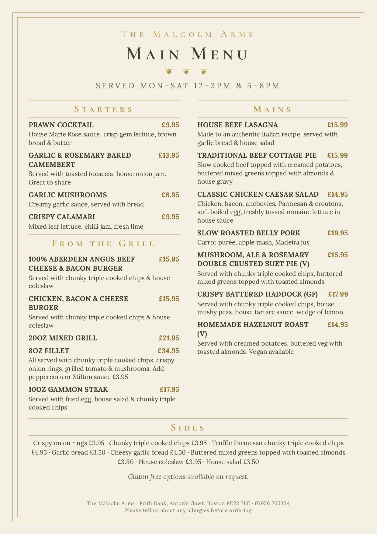 Main Menu — tap to read it full size